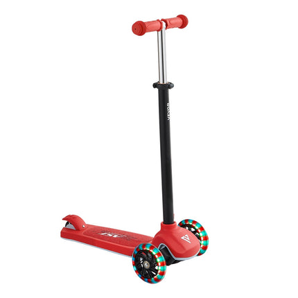 Kids 3-Wheel Kick Scooter, Light-Up Wheels, Adjustable