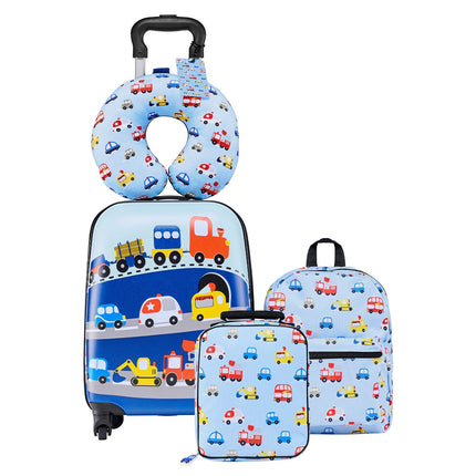 Kids 5-Piece Carry-On Luggage Set, 18-Inch Truck