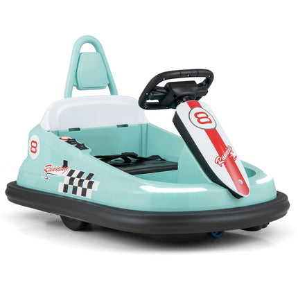 Kids 6V Electric Bumper Car – 360 Spin, Lights, Music