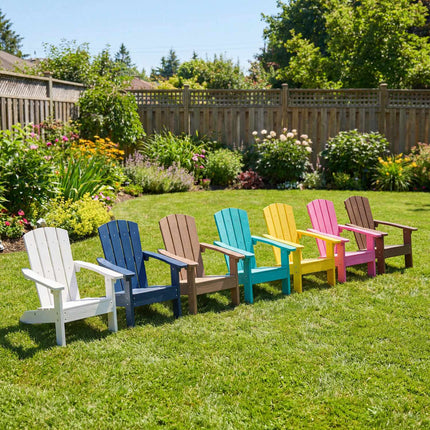 Kids Adirondack Chair, All-Weather HIPS, Turquoise