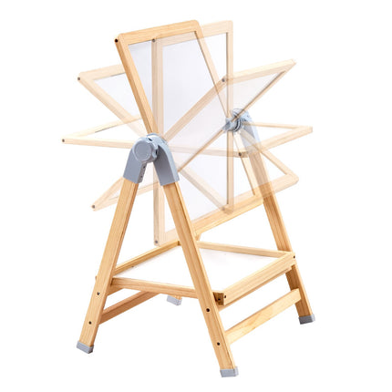 Kids Art Easel, 2-In-1 Magnetic Whiteboard & Chalkboard