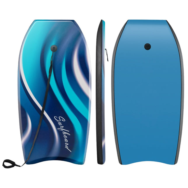 Kinder-Bodyboard 104 cm mit EPS-Kern und Handgelenksleine