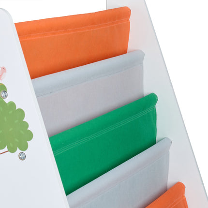 Bücherregal für Kinder mit Waldtiermotiven