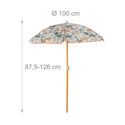 Kids' Camping Furniture Set with Adjustable Parasol