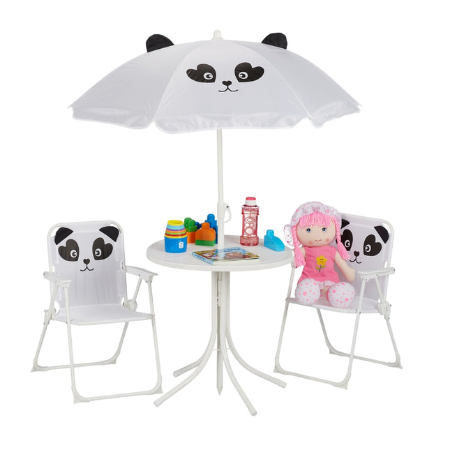 Camping-Set für Kinder mit verstellbarem Sonnenschirm – 4-teilig