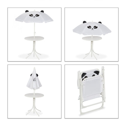 Kids' Camping Set with Adjustable Parasol – 4 Pieces