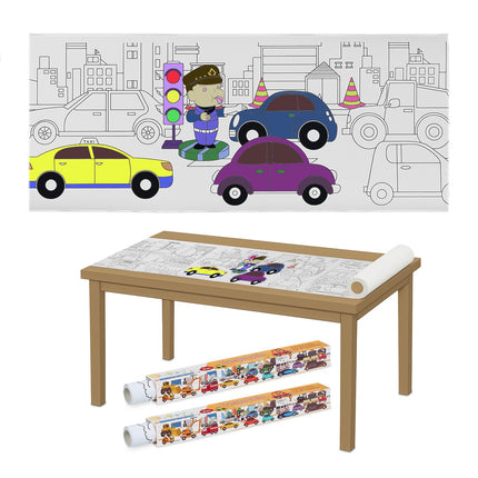 Malpapierrollen für Kinder – XXL-Bilder, Abreißblätter