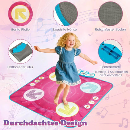 Kids Dance Mat with LED Lights & Memory Game