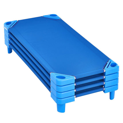 Kids Daycare Nap Cots, 4-Pack, Stackable, 52 x 23