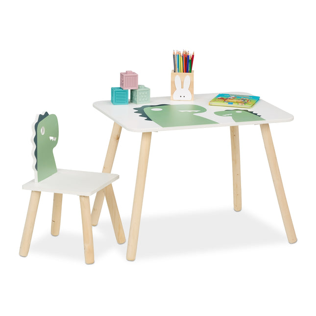 Kinder Dinosaurier Tisch- und Stuhl-Set – Kleinkindmöbel