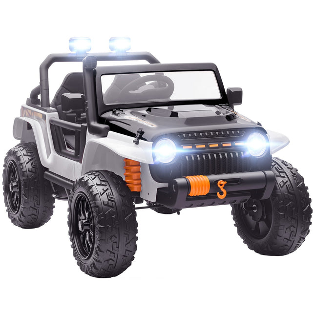 Kinder-Elektroauto, 12V Batterie, Fernbedienung, Weiß