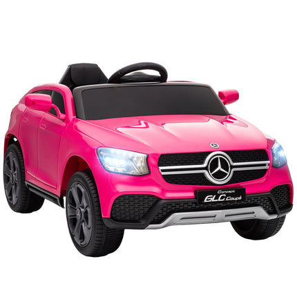 Kids Electric Car, 12V, Remote Control, LED, Music, Pink