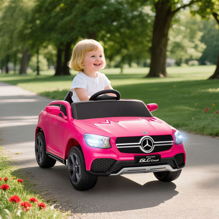 Kids Electric Car, 12V, Remote Control, LED, Music, Pink