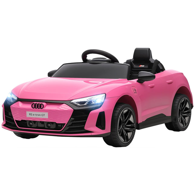 Kinder-Elektroauto mit Fernbedienung, Sicherheitsgurt, Musik, Pink, 3–5 Jahre