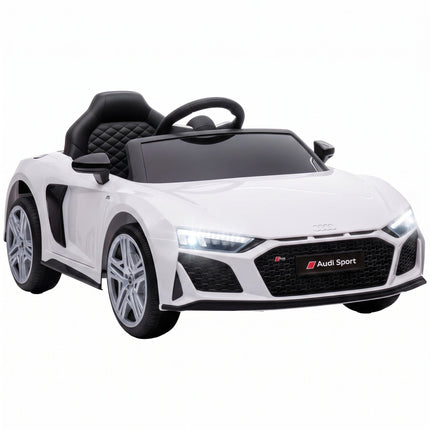 Kids Electric Car with Remote, White, Lithium Battery