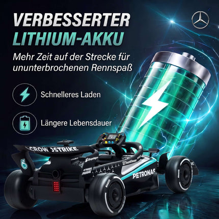 Kids Electric Go-Kart with Lithium Battery, 2 Motors
