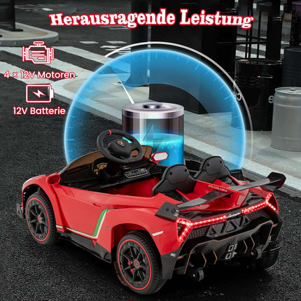 Kinder-Elektro-Lamborghini mit Fernbedienung und LED-Lichtern