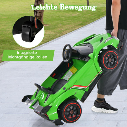 Dětské elektrické autíčko Lamborghini s dálkovým ovládáním a LED světly
