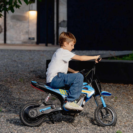 Kids Electric Motorbike 24V 250W with Rear Suspension, Disc Brake, Ages 8-12