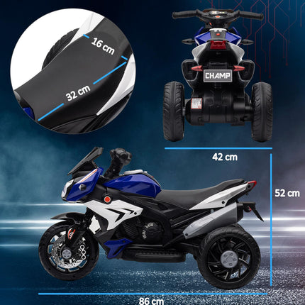 Kinder-Elektromotorrad – 3 km/h, Licht & Sound, 3–5 Jahre