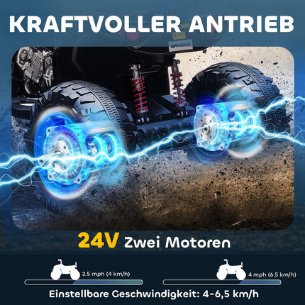 Kinder Elektro Quad, 24V, 4 Räder, USB, MP3, 6.5 km/h