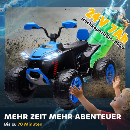 Kinder Elektro Quad, 24V, 4 Räder, USB, MP3, 6.5 km/h