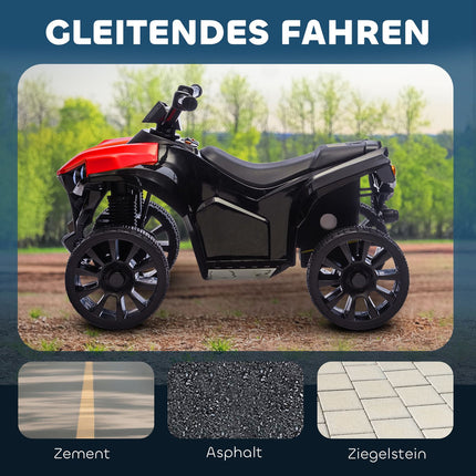 Kinder Elektro Quad 6V mit Vor-/Rückwärtsgang, Musik, LED