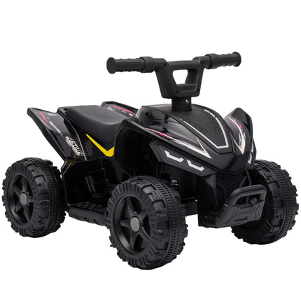 Kids Electric Quad 6V with Lithium Battery, Button Control, Black, 18-48 Months
