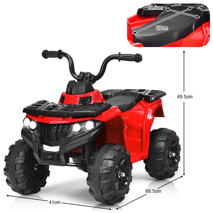 Kinder Elektro Quad ATV 6V, Licht, Musik, Vorwärts Rückwärts