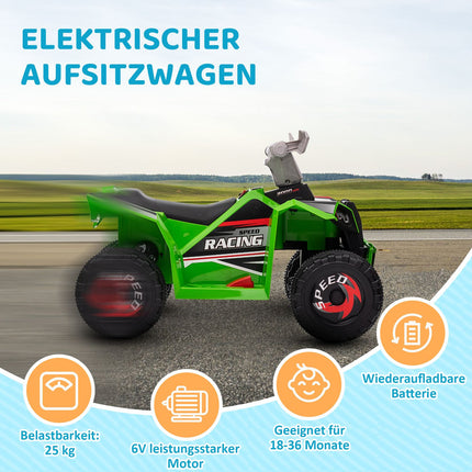 Kids Electric Quad Bike, 2.5 km/h, 50 Min Ride Time