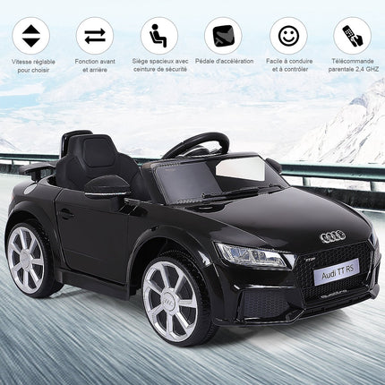 Kinder Elektroauto zum Aufsitzen, Fernbedienung, USB, Schwarz