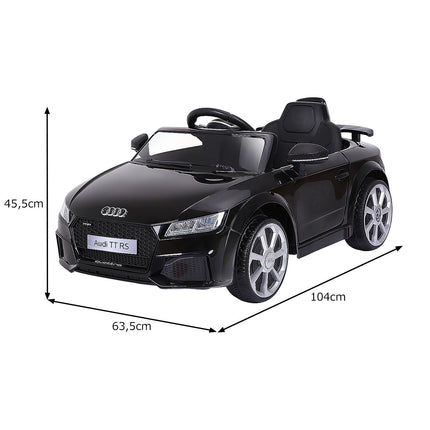 Kinder Elektroauto zum Aufsitzen, Fernbedienung, USB, Schwarz