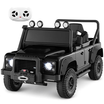 Kinder Elektro-Rutschauto mit Fernbedienung, Schwarz, 12V Akku