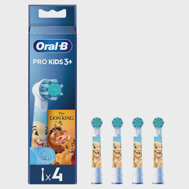 Elektrische Zahnbürstenköpfe für Kinder, König der Löwen Design, 4er-Pack