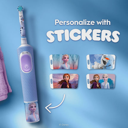 Elektrische Kinderzahnbürste mit Etui, Disney Frozen Motiv