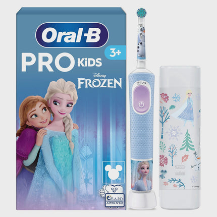 Elektrische Kinderzahnbürste mit Etui, Disney Frozen Motiv