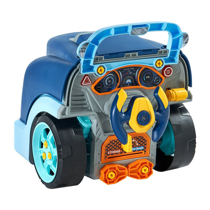 Kids Engine Repair Toy Set, 60-Piece, Lights And Sounds
