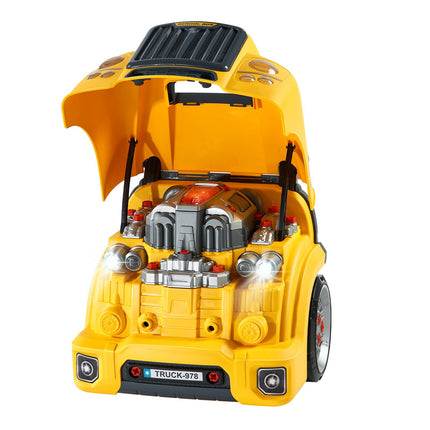 Kids Engine Repair Toy Set, 60-Piece Lights & Sounds