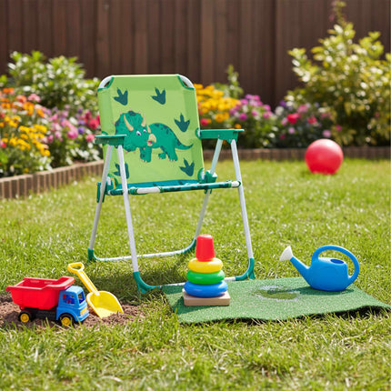 Kids' Folding Camping Chair with Animal Design