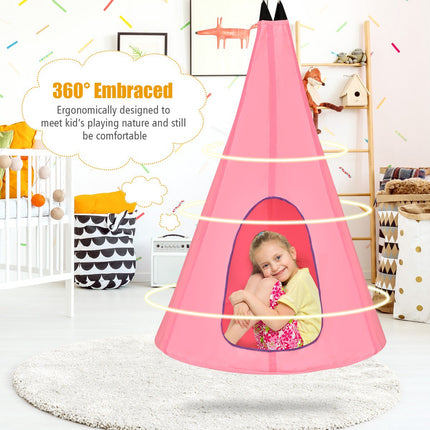 Kinder Hängenestschaukel, 100 cm, Rosa, für drinnen und draußen