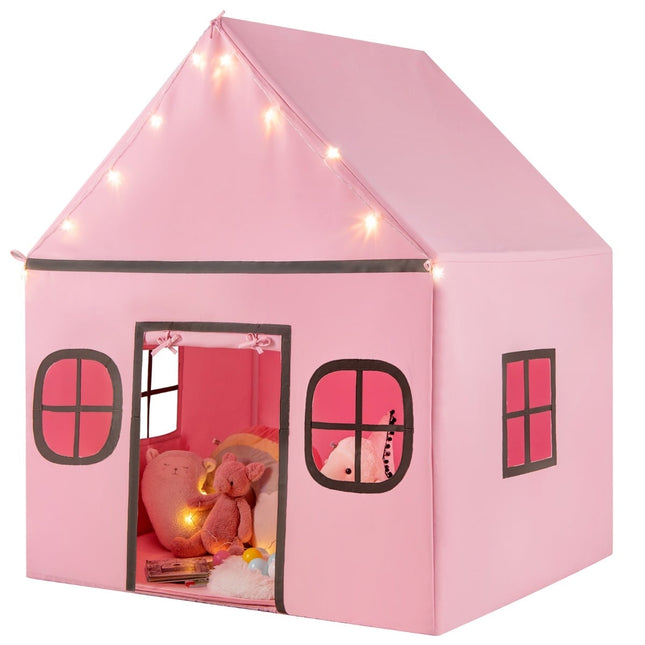 Indoor-Spielzelt für Kinder mit Sternenlichtern & Matte