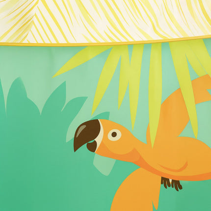 Speeltent voor kinderen in de jungle - binnen-/buitenavonturenhut