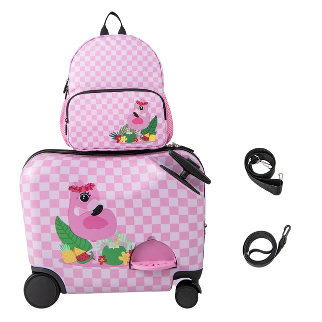 Kinderkofferset met rugzak, 30 cm + 45 cm harde koffer