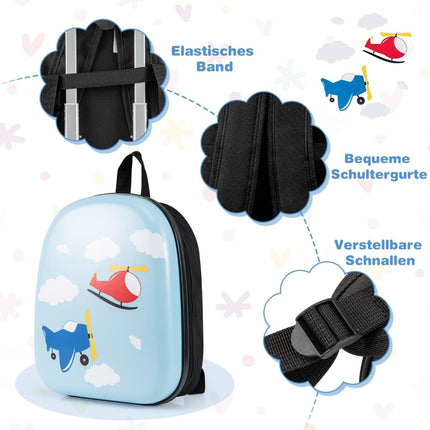Kinderkoffer-Set auf Rollen – 43 cm Koffer & 33 cm Rucksack