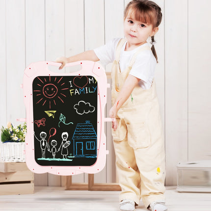 Kinder-Magnetstaffelei, doppelseitige Weißwandtafel Kreidetafel, Lila