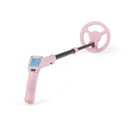 Kinder-Metalldetektor, verstellbar 62–85 cm, LCD, Pink