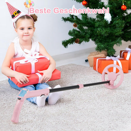 Kinder-Metalldetektor, verstellbar 62–85 cm, LCD, Pink