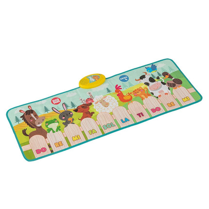 Kinder-Klaviermatte mit 10 Tiergeräuschen und 10 Liedern