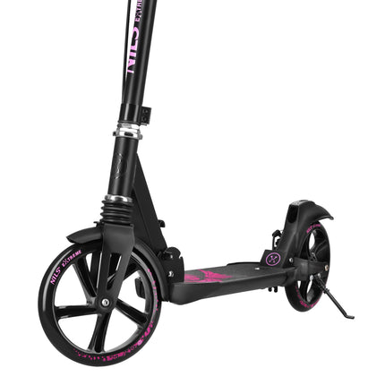Dětská růžová koloběžka s koly 200mm a dvojitou brzdou