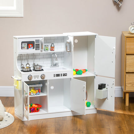 Kinder Spielküche mit Kreidetafel, Mikrowelle, Eiswürfelmaschine